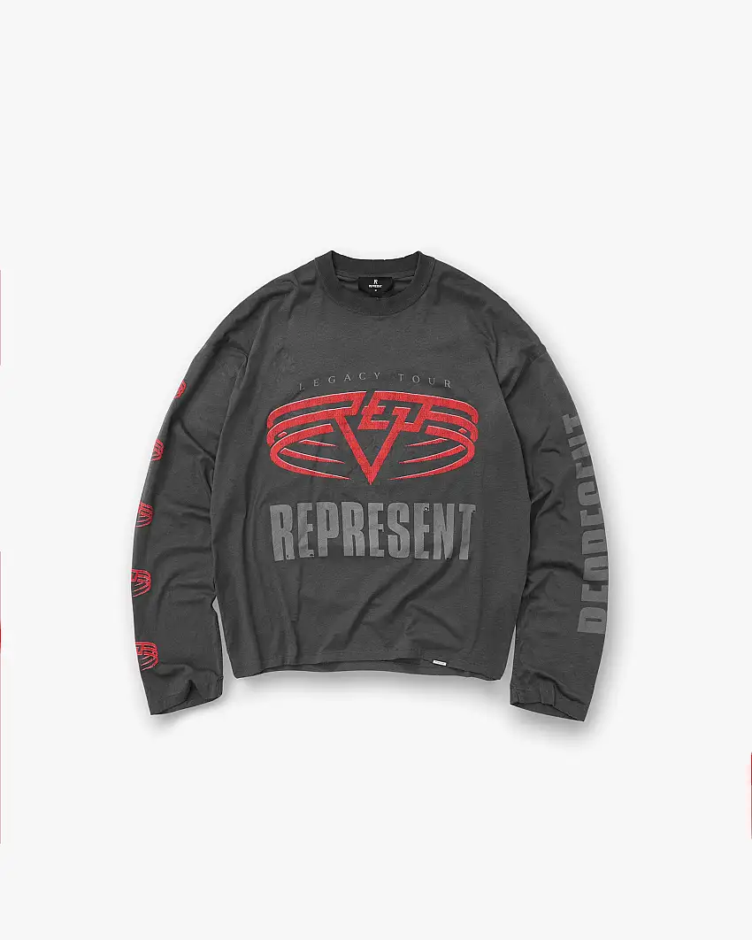 Reversible Living Legacy Tour Long Sleeve T-Shirt - Sun Fade Grey