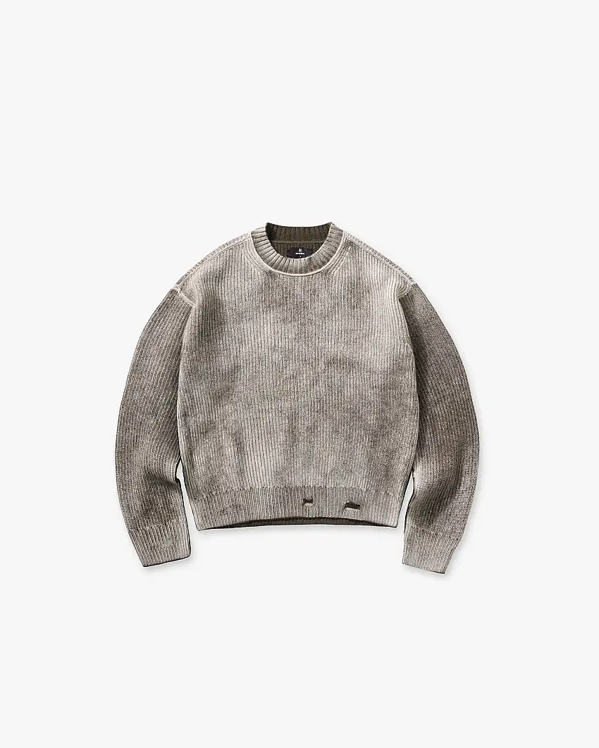 Reversible Fade Out Sweater - Nero