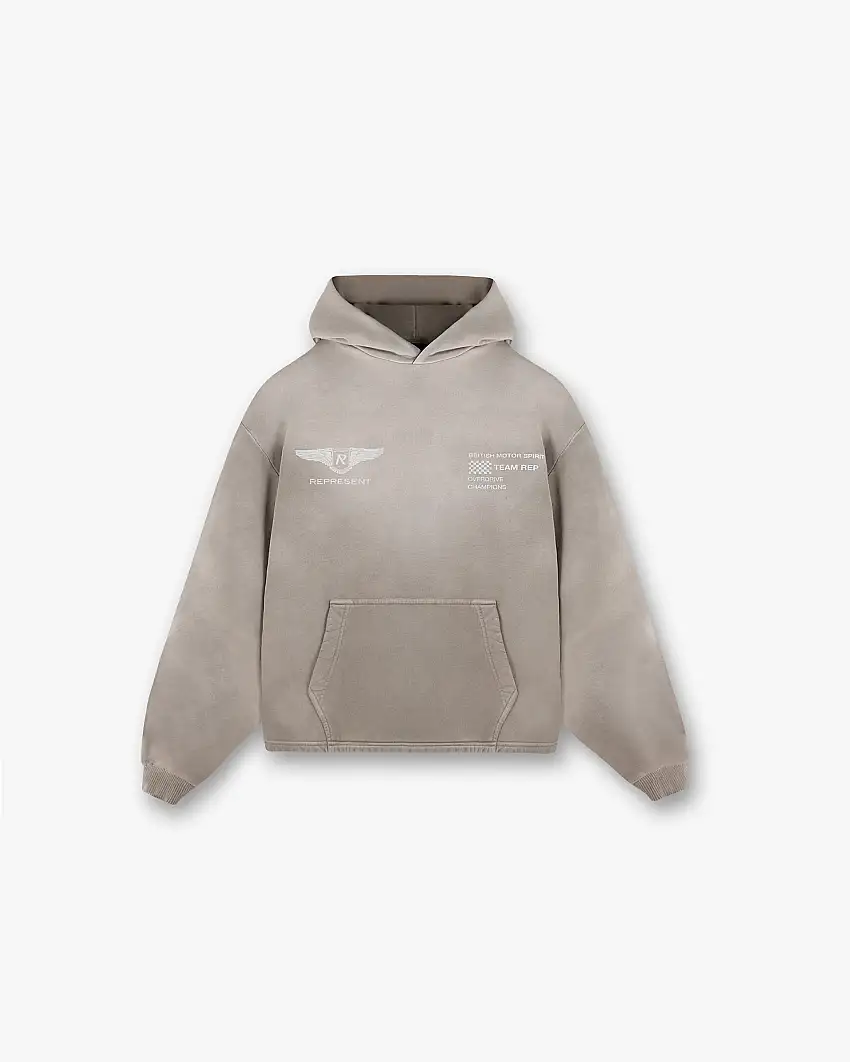 Team Rep Hoodie - Dark Taupe