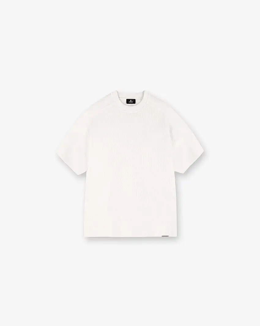 Waffle T-Shirt - Flat White