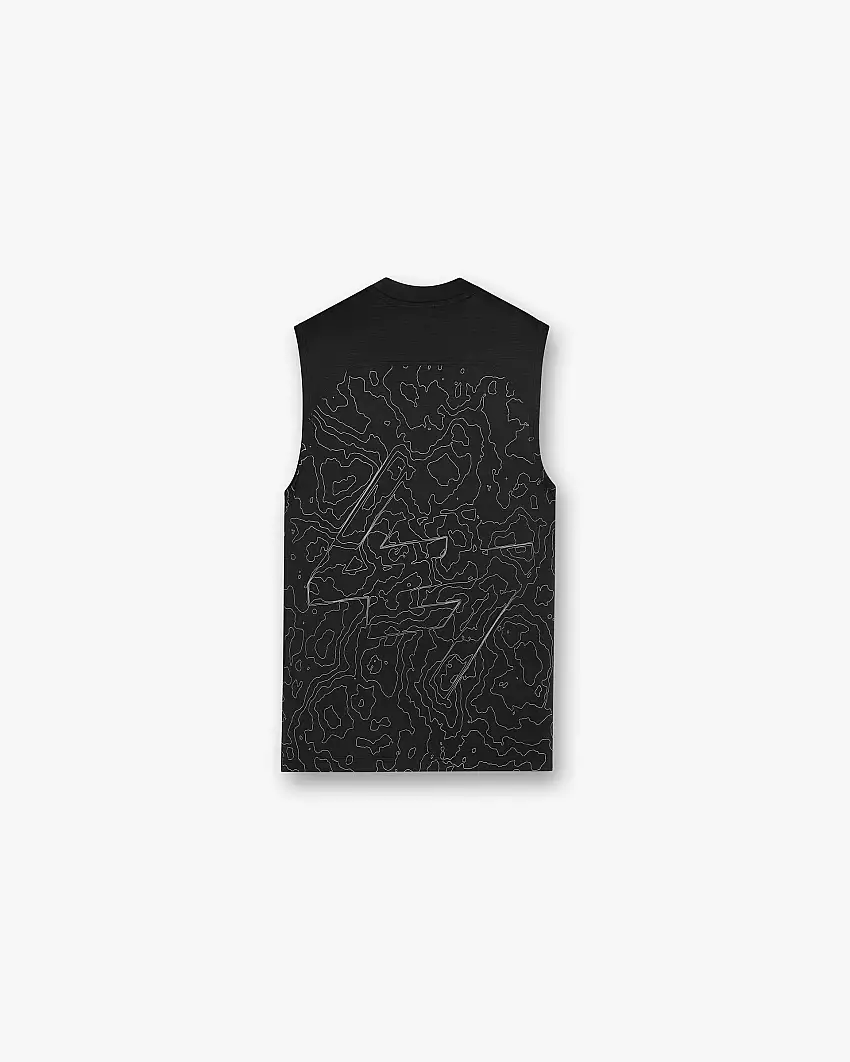 247 Contour Run Tank - Black