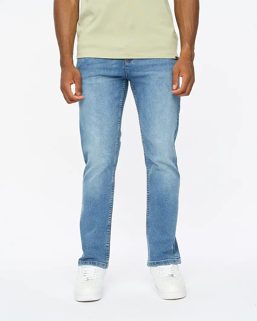 Janstar Straight Leg Jeans Stone Wash