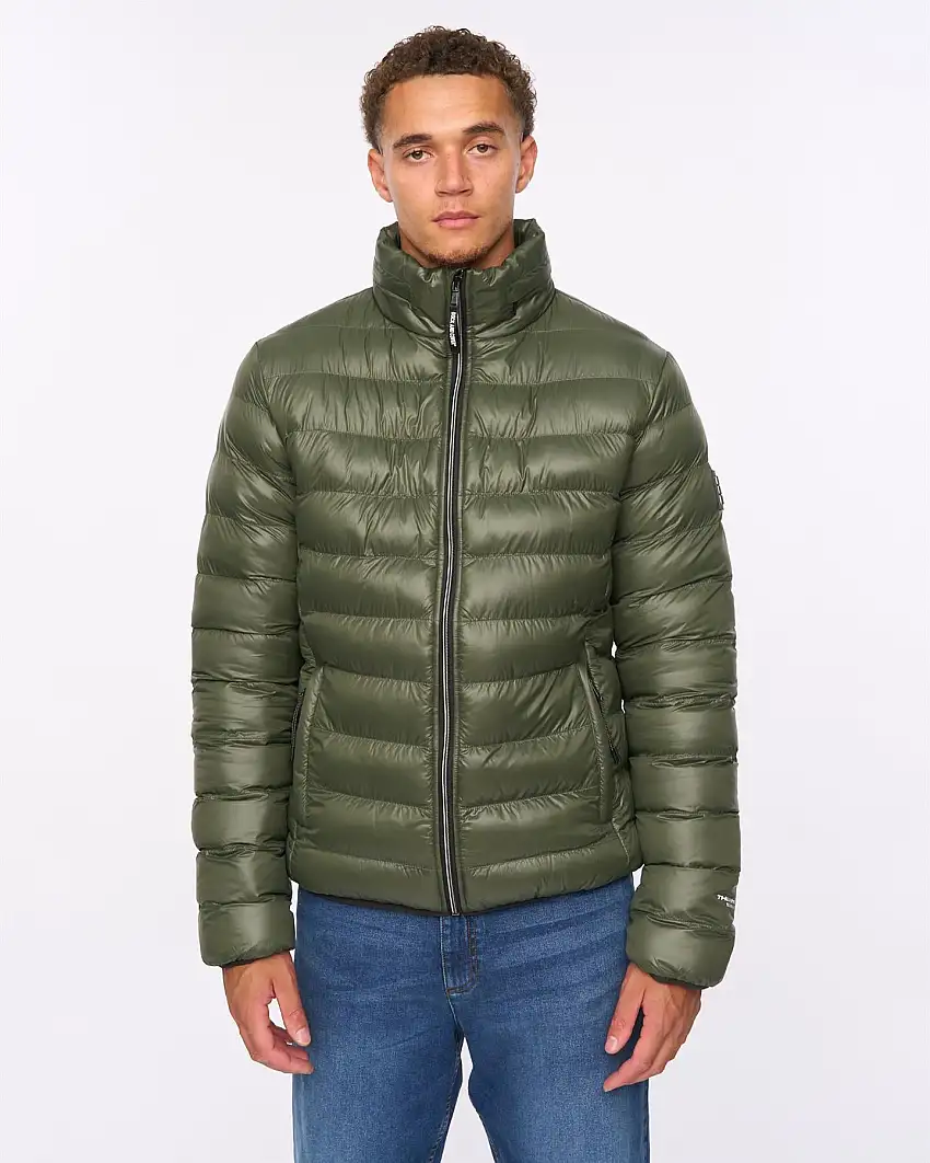 Shemmy Two Quilted Jacket Dark Olive
