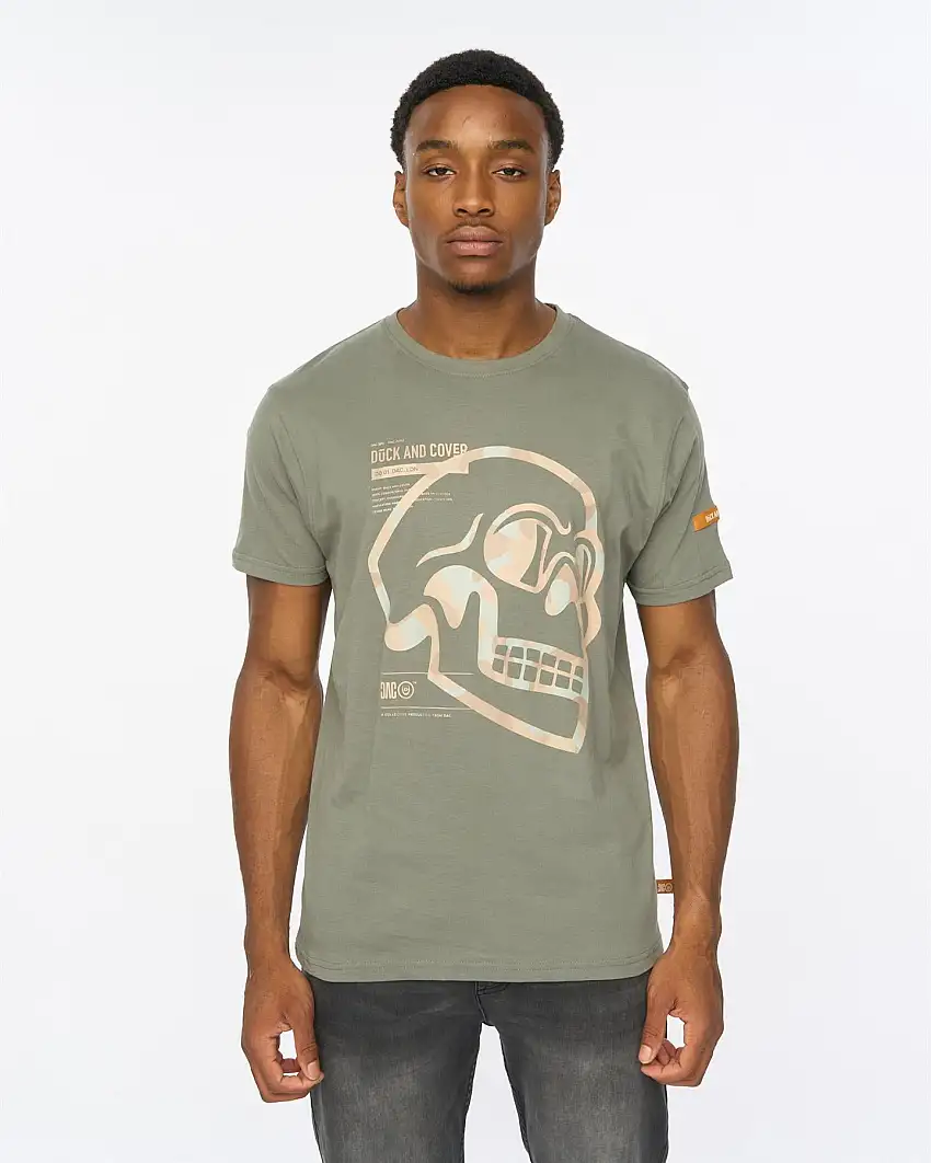 Skullmatic T-Shirt Dark Olive
