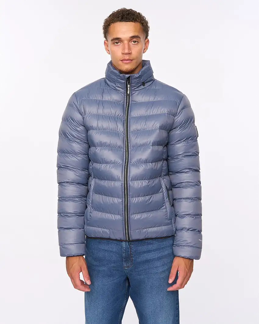 Shemmy Two Quilted Jacket Denim Blue
