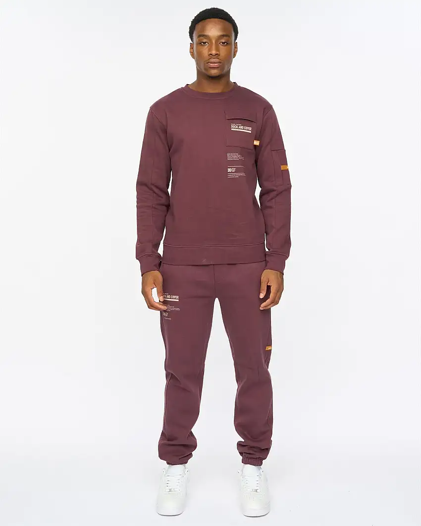 Applewood Crew & Joggers Set Raisin