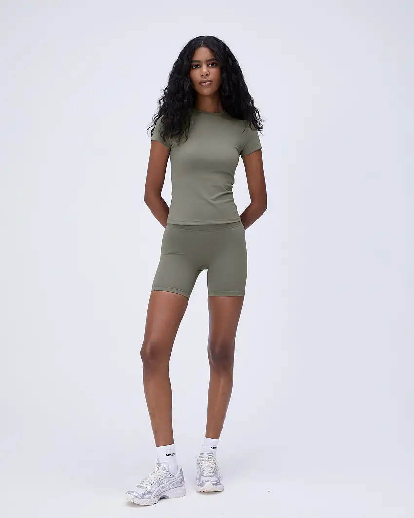 Ultimate Crop Shorts - Olive Green