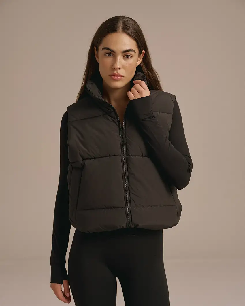 Puffer Gilet - Black