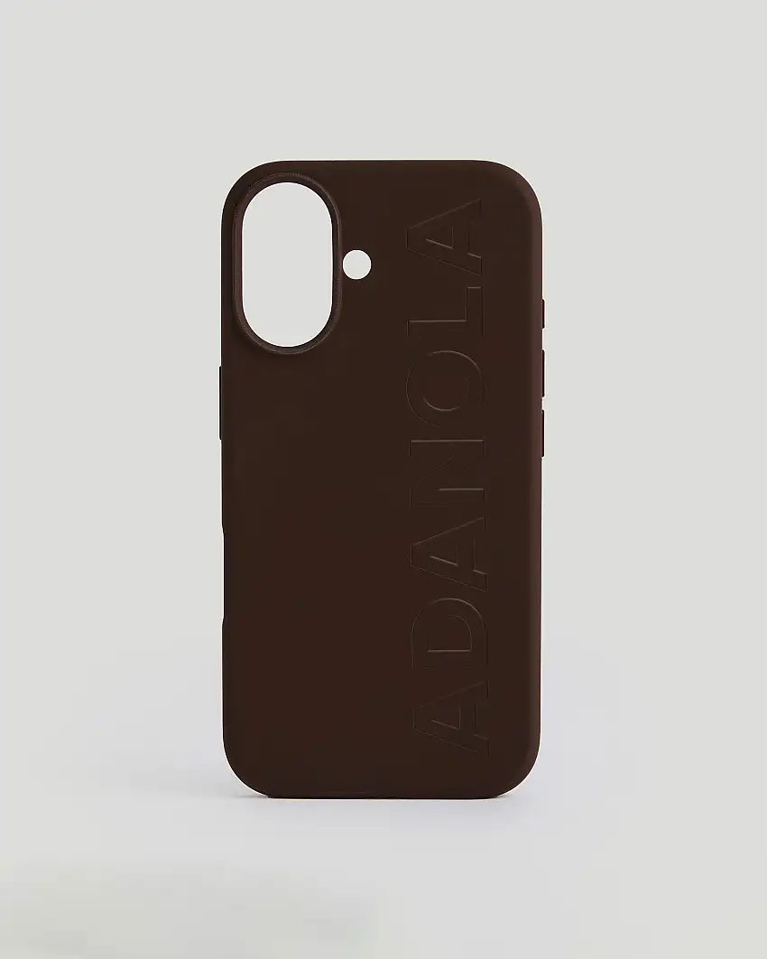 iPhone 16 Phone Case - Chocolate Brown