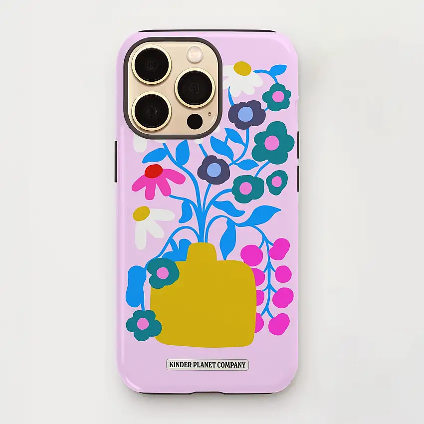 Abstract Pink Bloom Phone Case