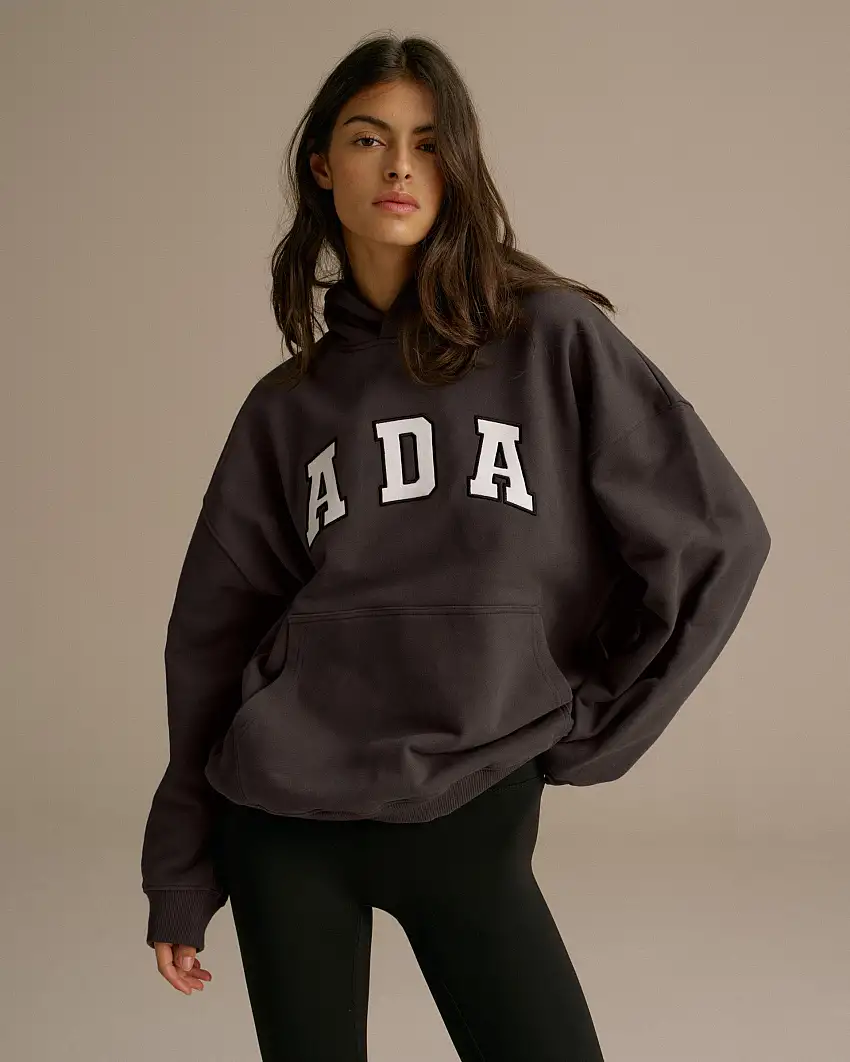 ADA Oversized Hoodie - Coffee Bean