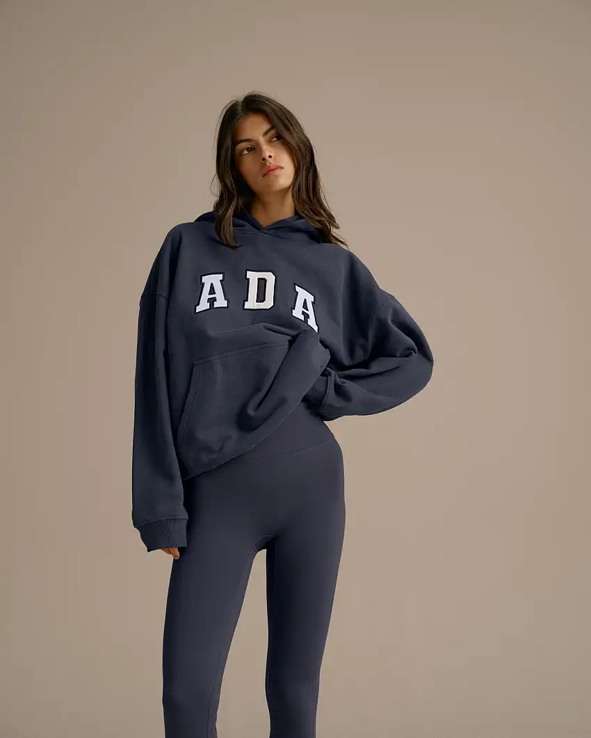 ADA Oversized Hoodie - Midnight Blue