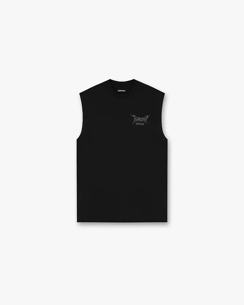 Team 247 X END Oversized Tank - Jet Black