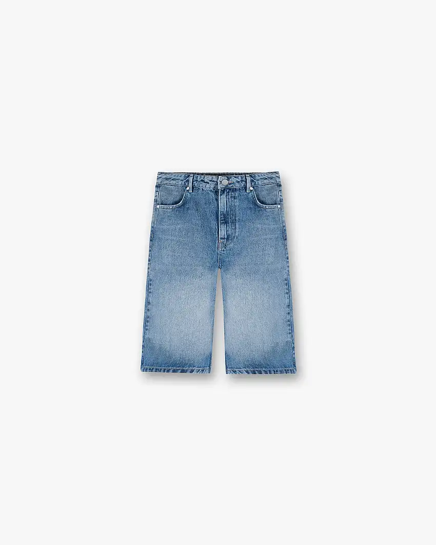 Denim Bermuda Short - Washed Blue