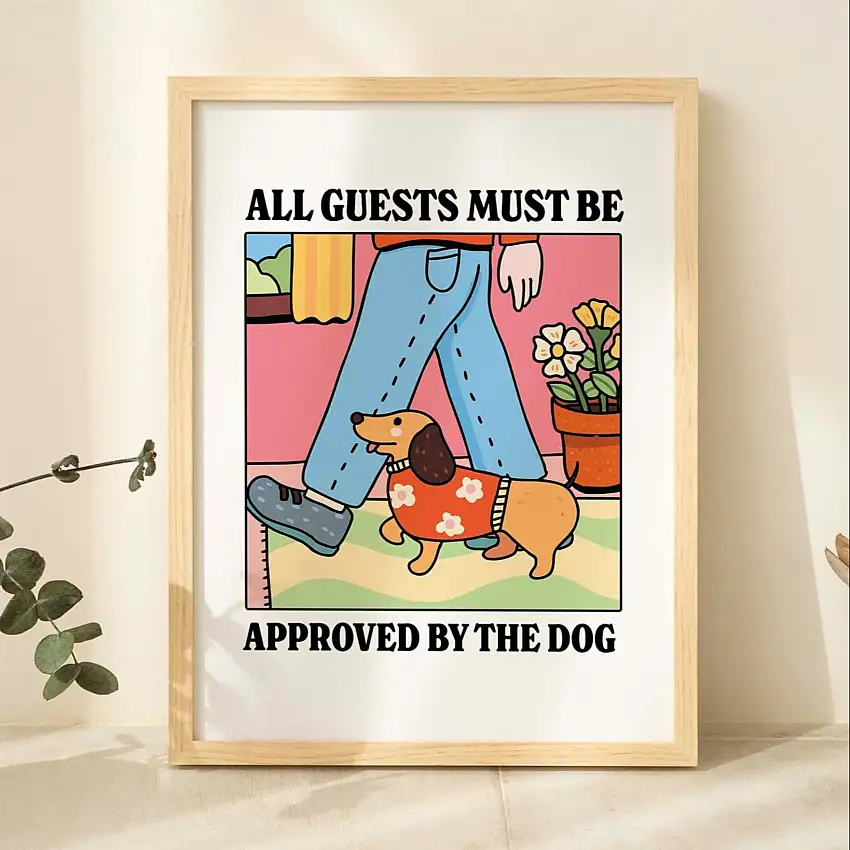 Approved By The Dog Print