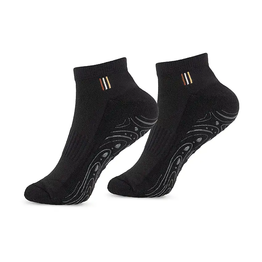 STUDIO GRIPPY ANKLE SOCKS ANTHRACITE
