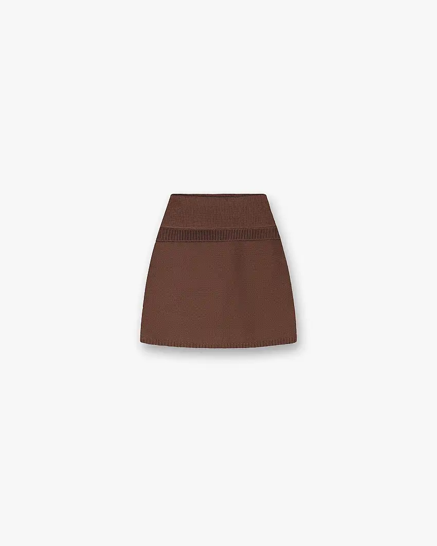 Haze Skirt - Rich Brown