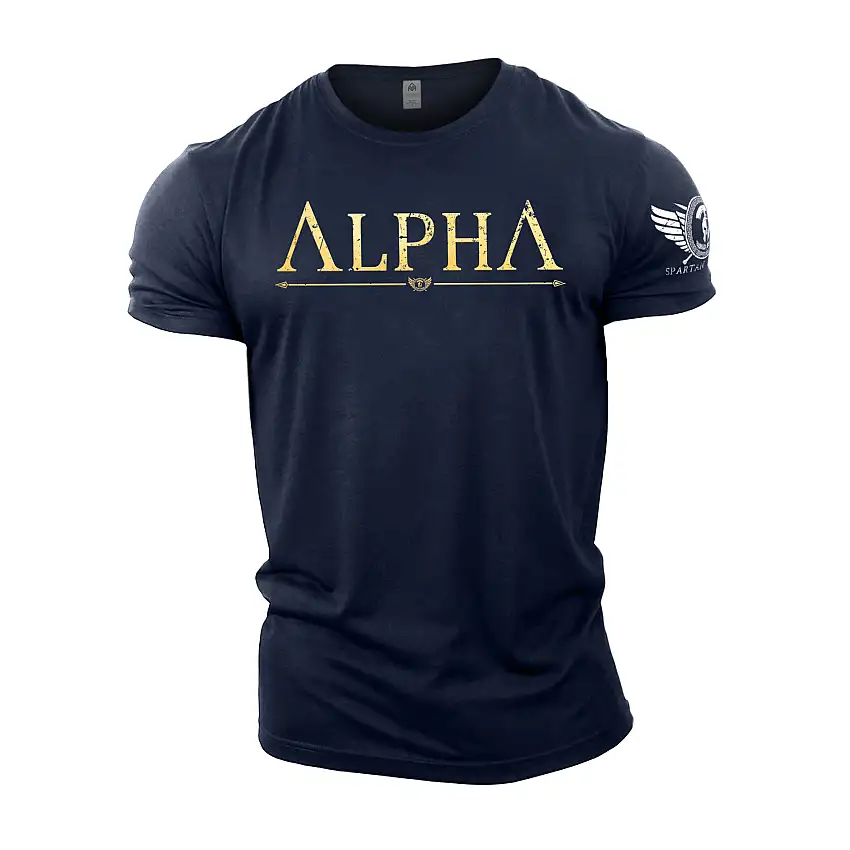 ALPHA Gold - Spartan Forged - Gym T-Shirt