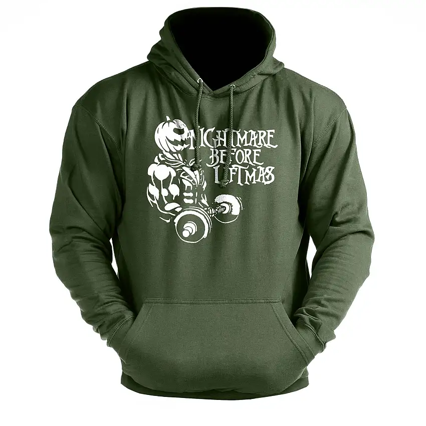 Nightmare Before Liftmas - Halloween Gym Hoodie