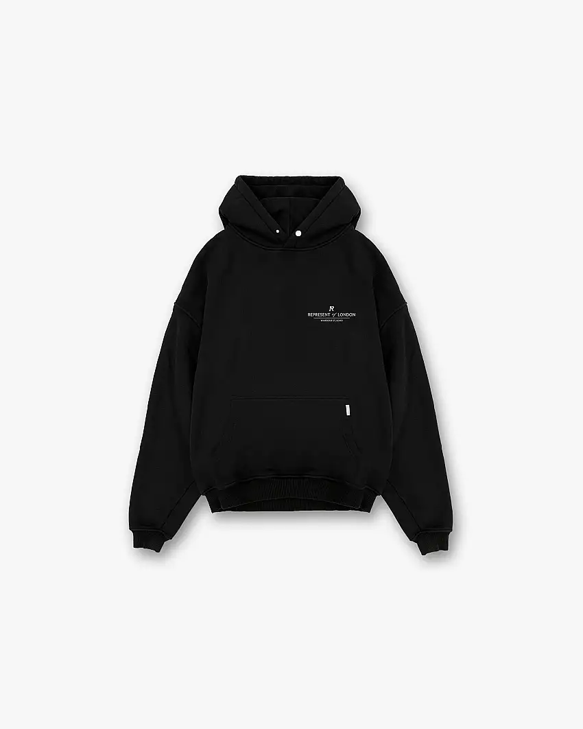 London Store Hoodie - Jet Black
