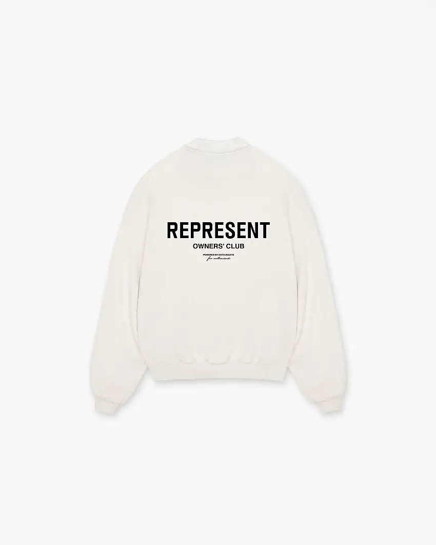 Represent Owners Club Sweater - Flat White