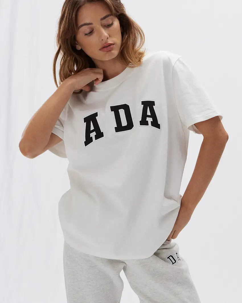 ADA Short Sleeve Oversized T-shirt - White