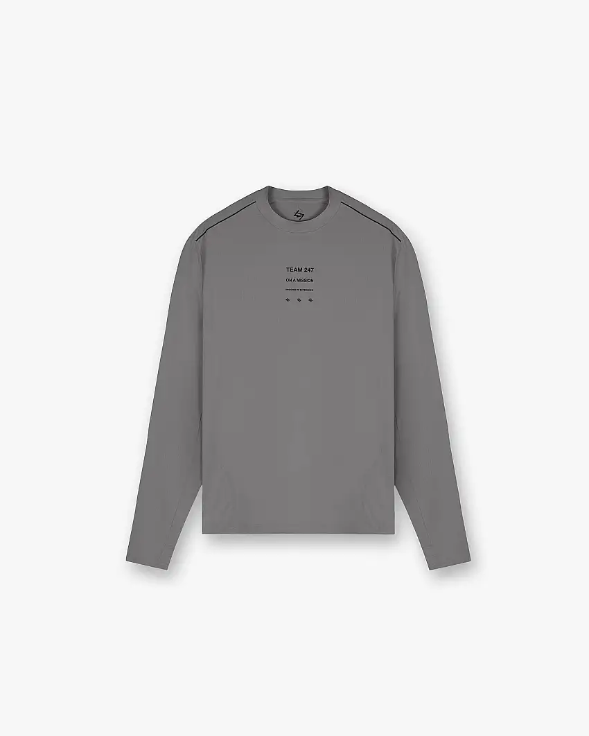 247 Trail Long Sleeve T-Shirt - Steel