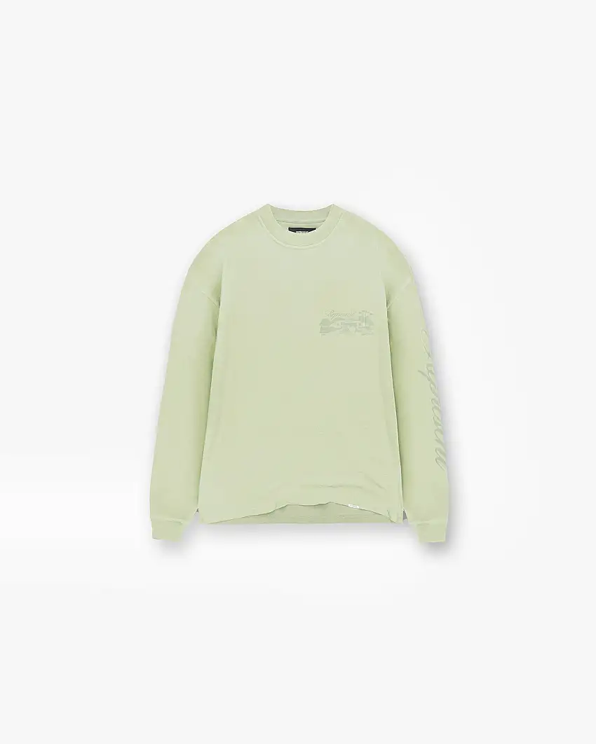 Raceway Long Sleeve T-Shirt - Matcha
