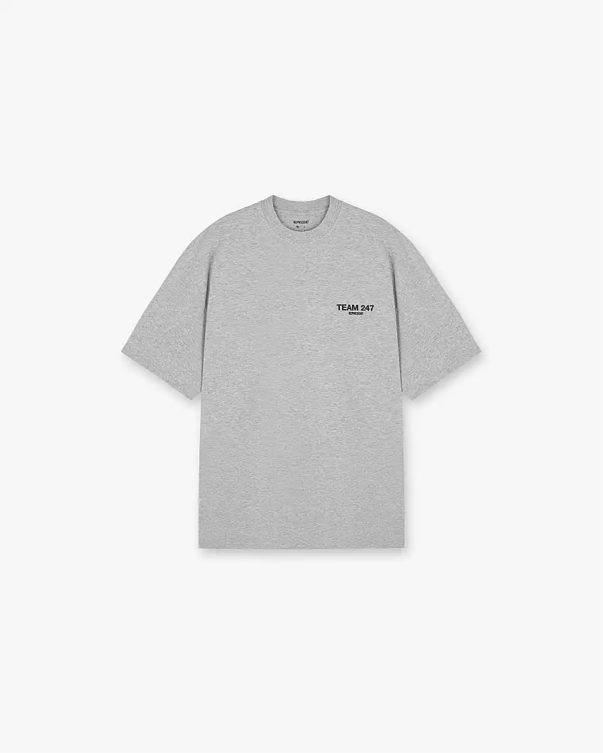 Team 247 Oversized T-Shirt - Ash Grey