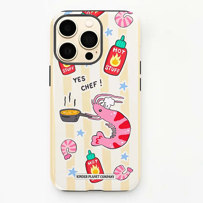 Yes Chef Yellow Shrimp Phone Case