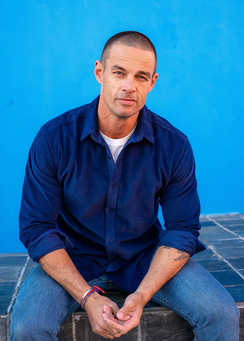 Corduroy Mens' Organic Cotton Shirt in New Navy