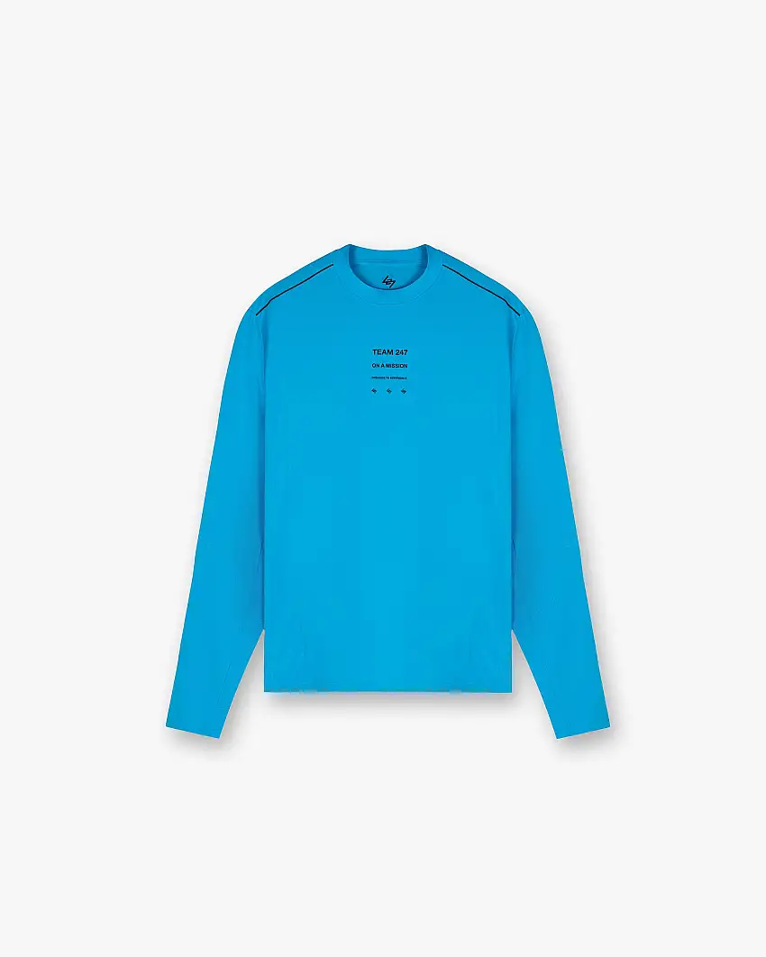 247 Trail Long Sleeve T-Shirt - Electric Blue