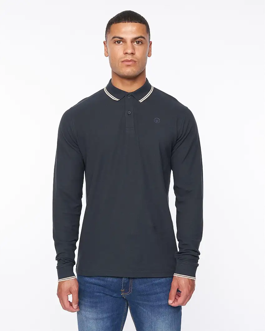 Roxberry Long Sleeve Polo Navy