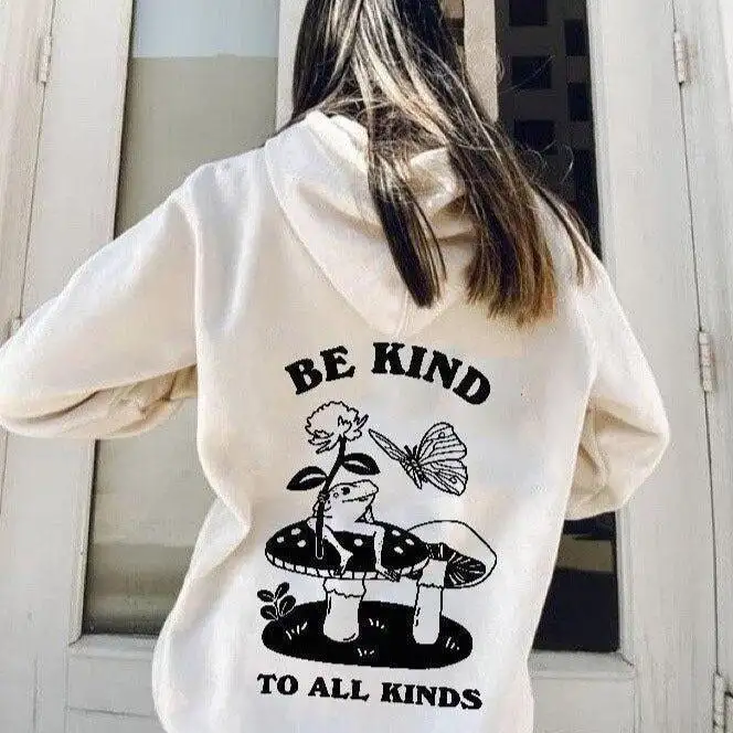 Be Kind' Frog Hoodie