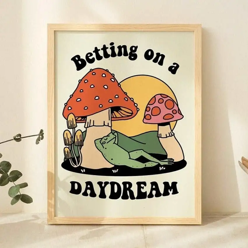Betting On A Daydream' Frog Print