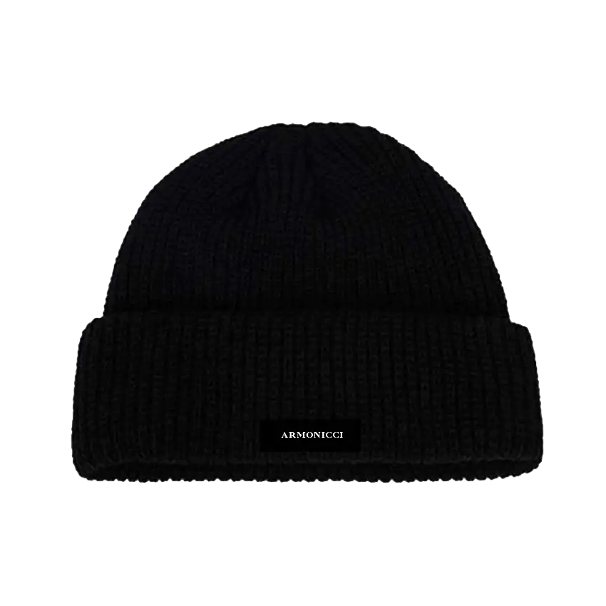 Black Logo Beanie