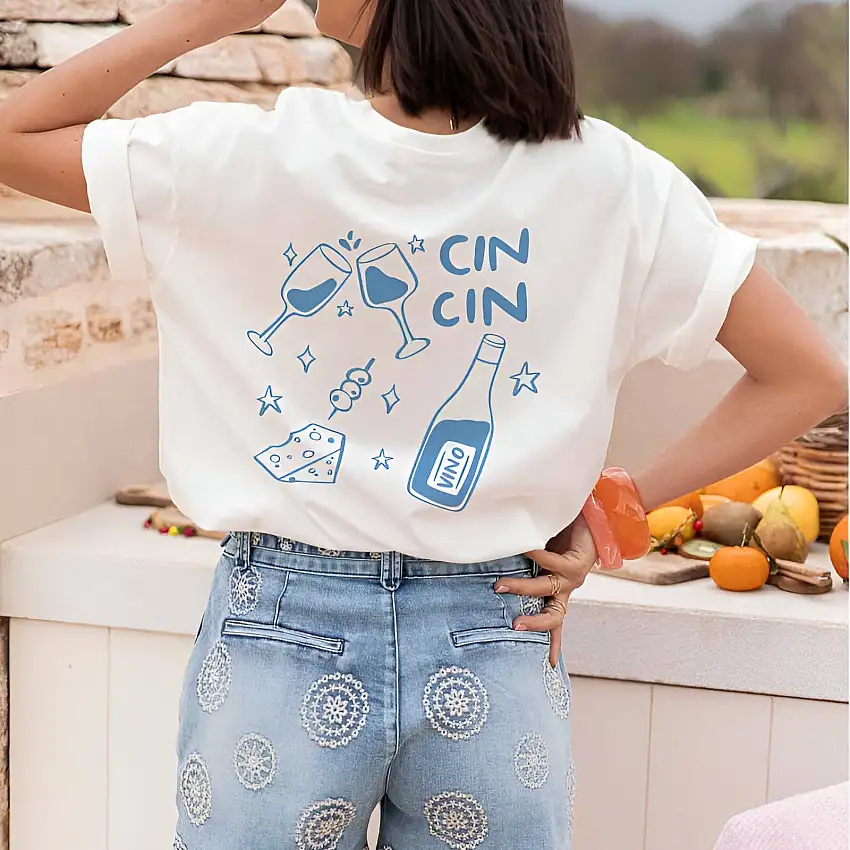 Cin Cin' Wine Cocktail Tshirt