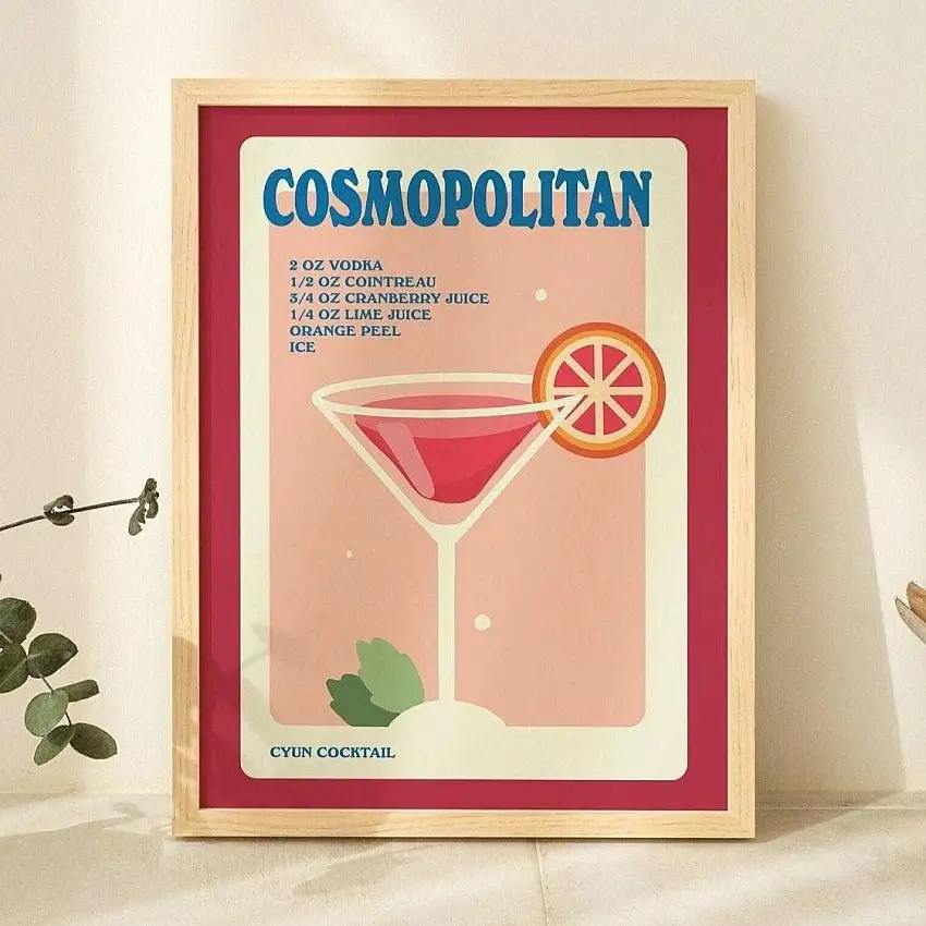 Cosmopolitan' Cocktail Print