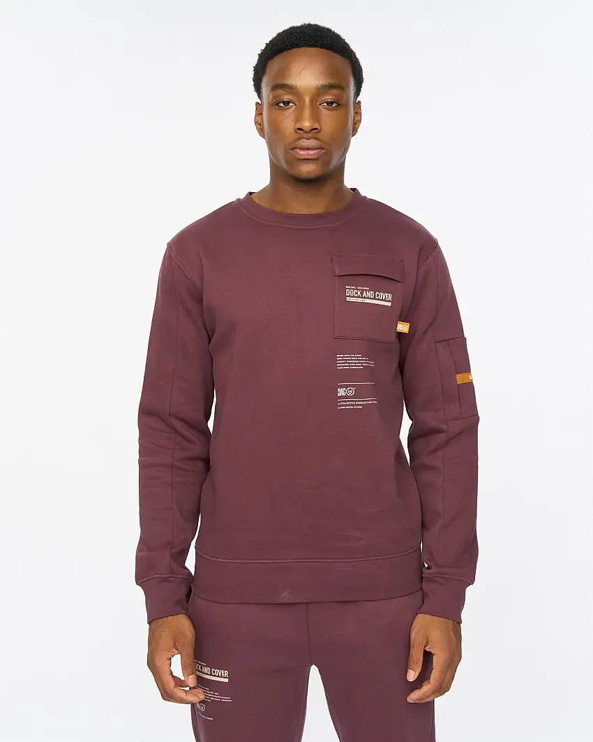 Applewood Crew Sweat Raisin