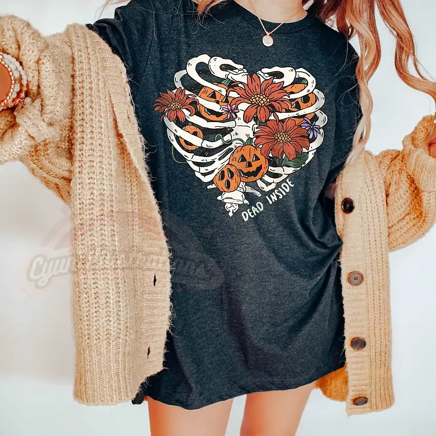 Dead Inside' Halloween Tshirt