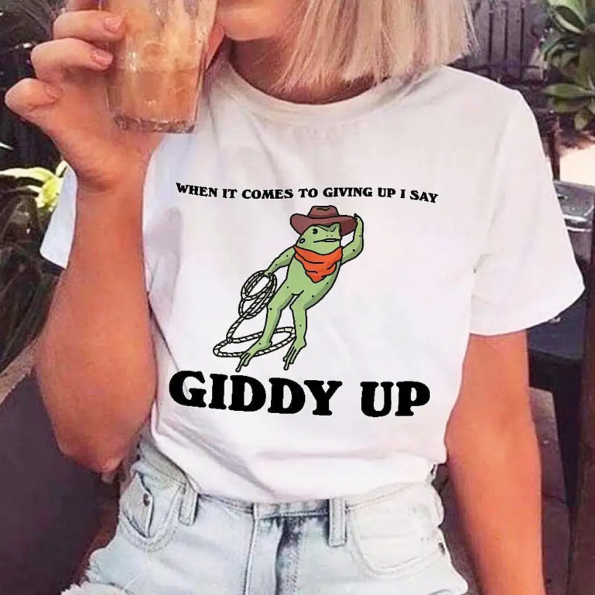 Giddy Up' Frog Tshirt