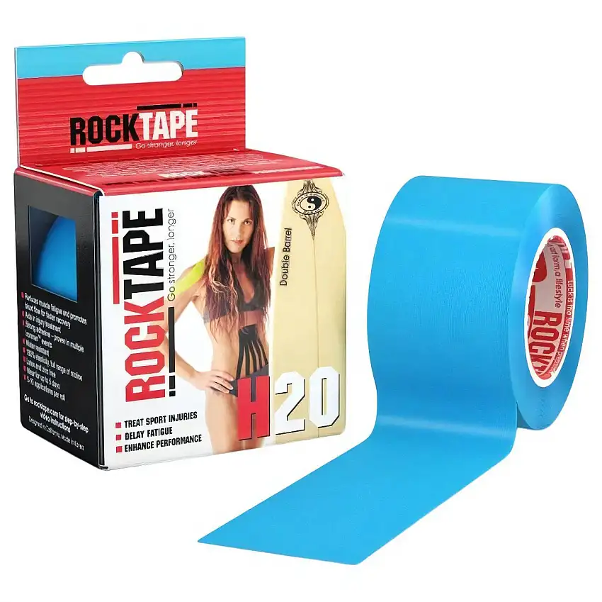 RockTape H2O Kinesiology Tape, 5cm x 5m - Electric Blue