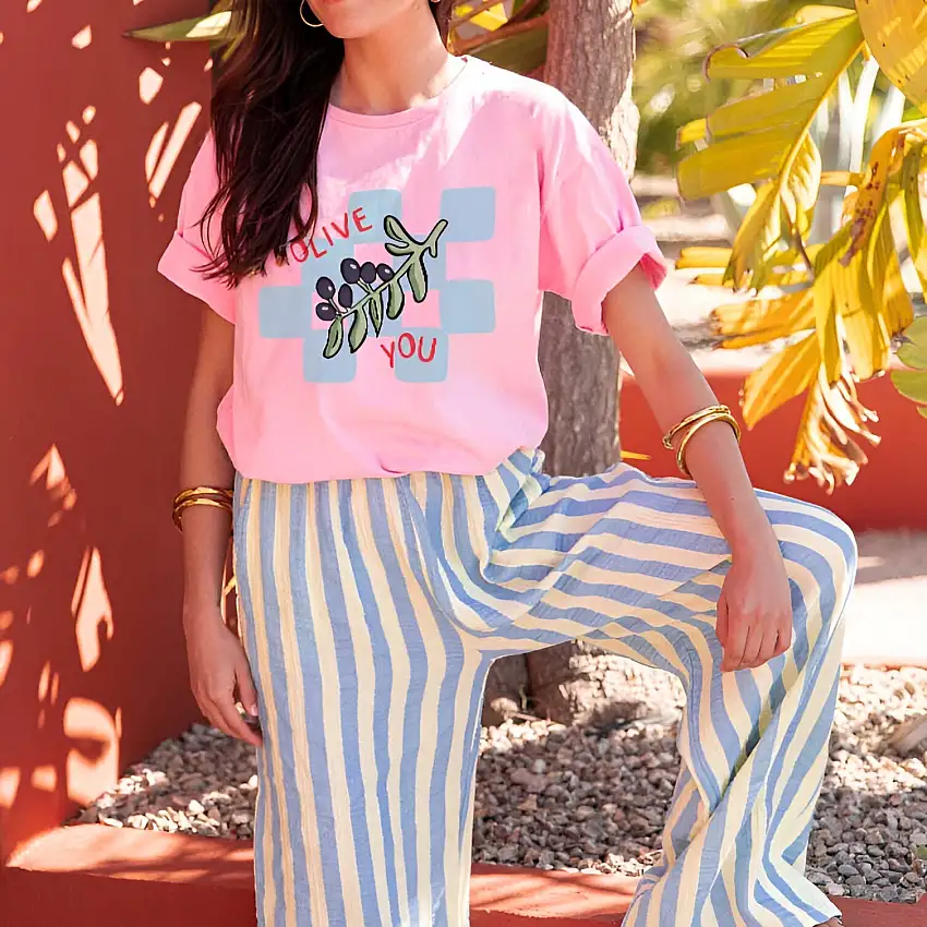 Olive You' Italian Summer Tshirt