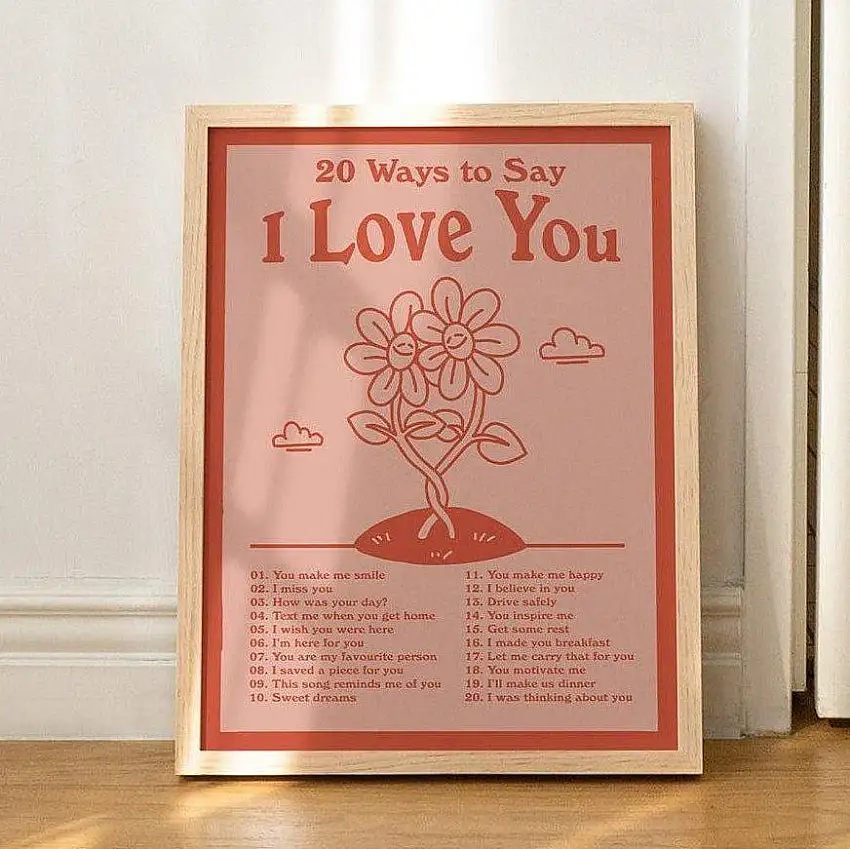 I Love You' Print