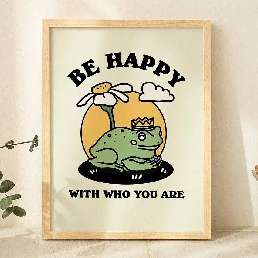 Be Happy' Print