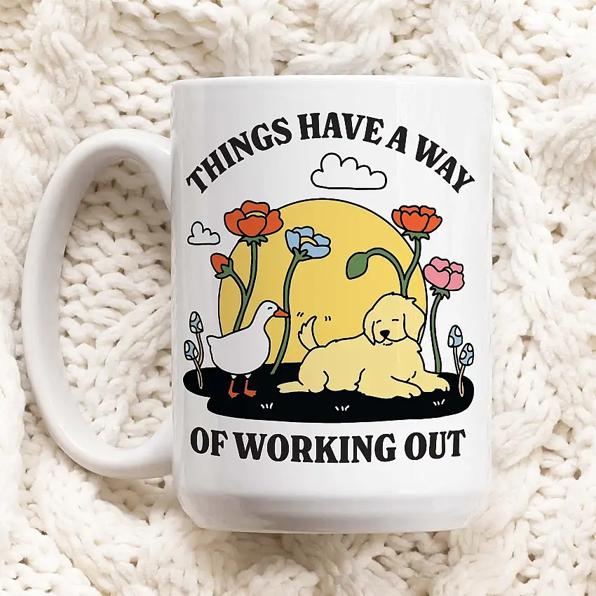 Working Out' Dog Mug