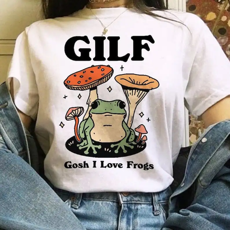 Gilf Gosh I Love Frogs' Tshirt