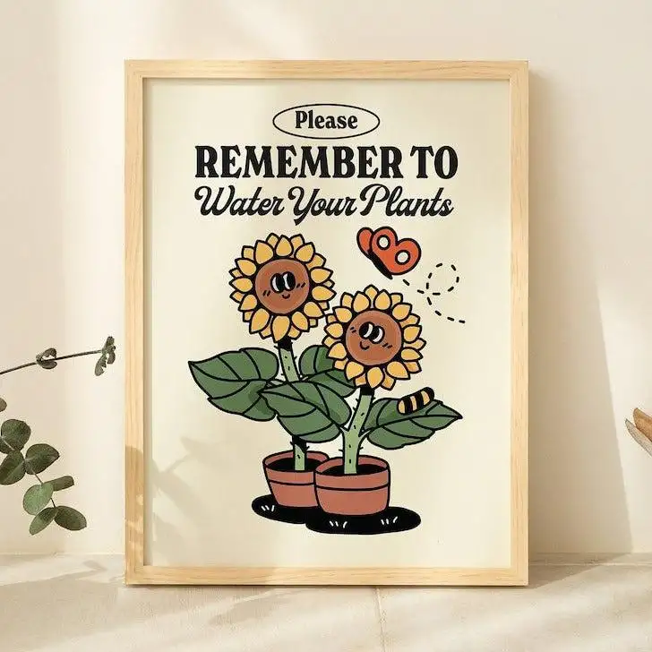 Water Your Plants' Print