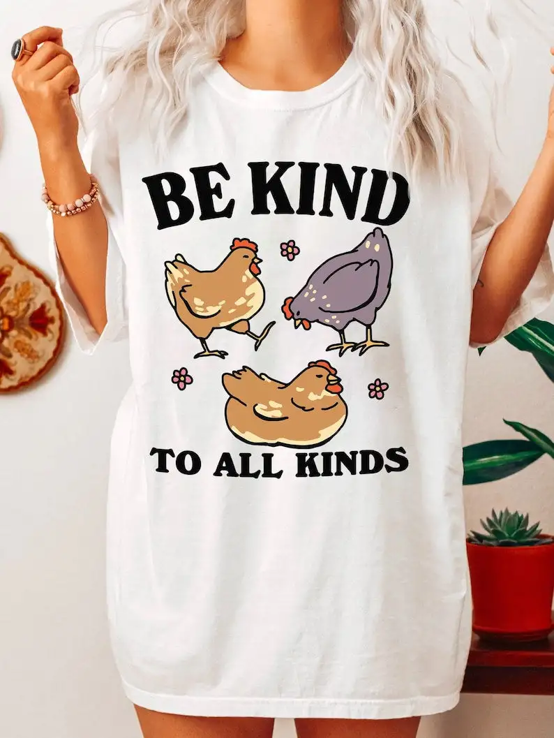 Be Kind' Chicken T-shirt