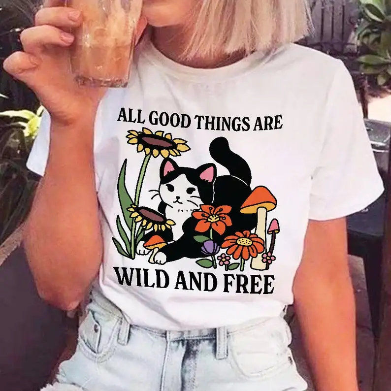 Wild and Free' T-shirt